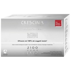Labo Crescina Isole Follicolari Super Formula 2100 Uomo Tc 20+20 Fiale 3,5 Ml