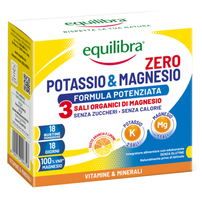 Equilibra Potassio & Magnesio Zero 3 18 Bustine
