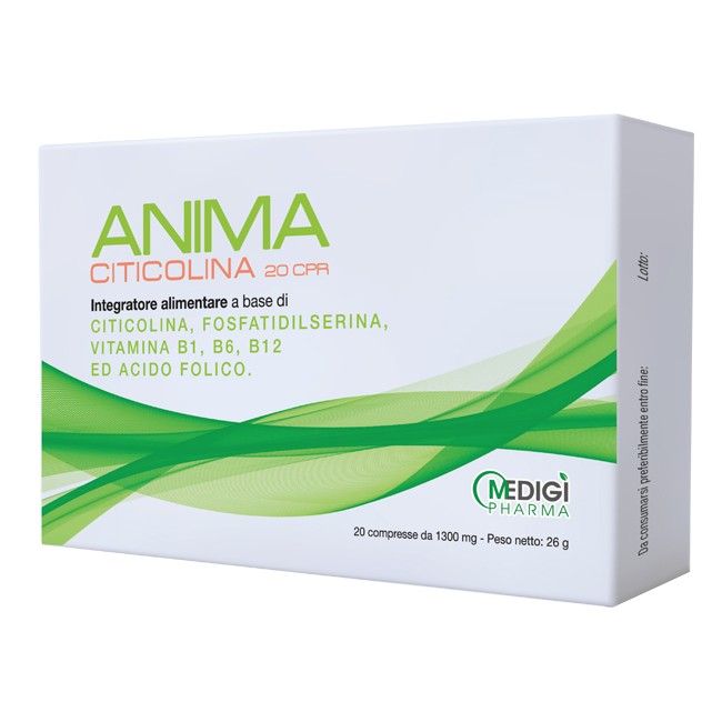 Medigi' Pharma Anima Citicolina 20 Compresse
