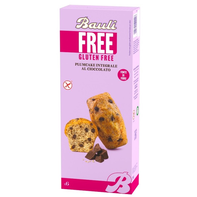 Bauli Free Plumcake Integrale Cioccolato 6 Pezzi Da 35 G