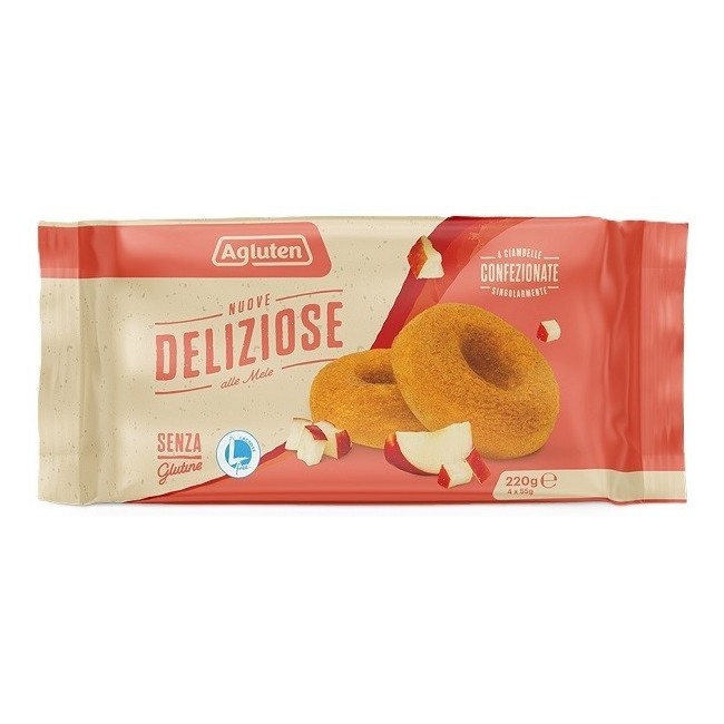 Nove Alpi Agluten Nuove Deliziose 4 Pezzi Da 55 G