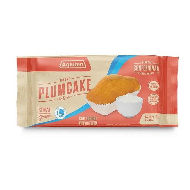Nove Alpi Agluten Nuovi Plumcake Yogurt 4 Pezzi Da 35 G