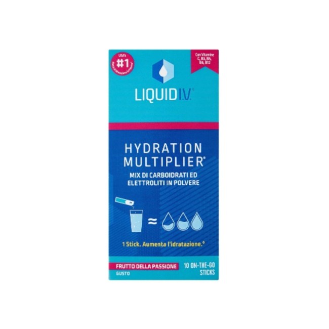 Equilibra Liquid Iv Hydration Multiplier Frutto Della Passione 10 Stick