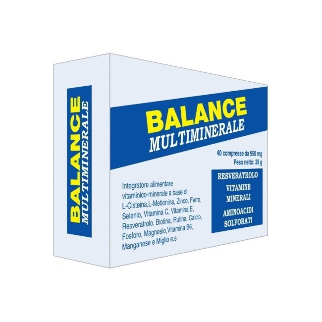 Quality Farmac Balance Multiminerale 40 Compresse