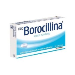 20 pastiglie senza zucchero Neo Borocillina 1,2 Mg + 20 Mg