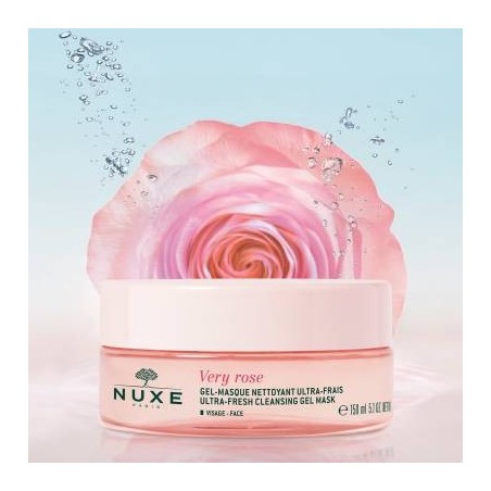 Nuxe Very Rose Gel Maschera Detergente Ultra Fresco 150 Ml