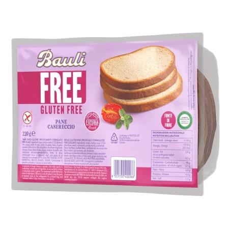 Bauli Free Pane Casereccio 220 G