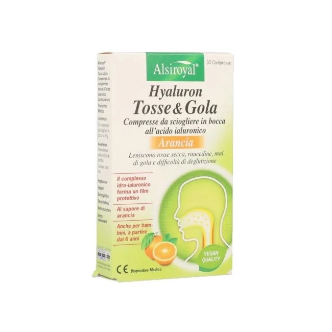 Dott. C. Cagnola Hyaluron Tosse&gola 30 Compresse Dott. C. Cagnola Hyaluron Tosse&gola 30 Compresse