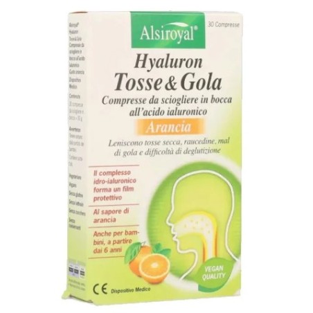 Dott. C. Cagnola Hyaluron Tosse&gola 30 Compresse Dott. C. Cagnola Hyaluron Tosse&gola 30 Compresse