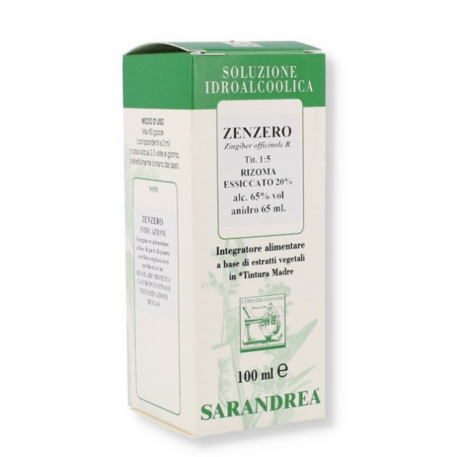 Sarandrea Zenzero Tintura madre 100 ml Sarandrea Zenzero Tintura madre 100 ml