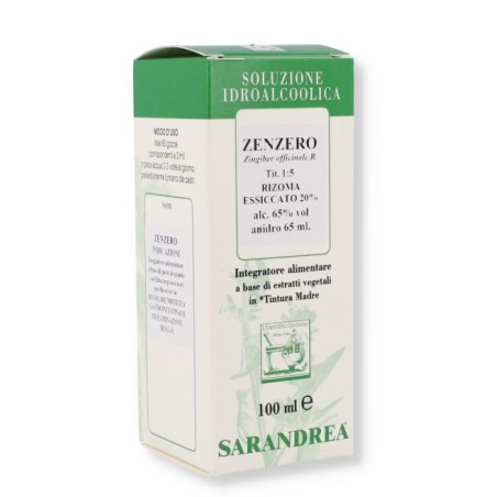 Sarandrea Zenzero Tintura madre 100 ml Sarandrea Zenzero Tintura madre 100 ml