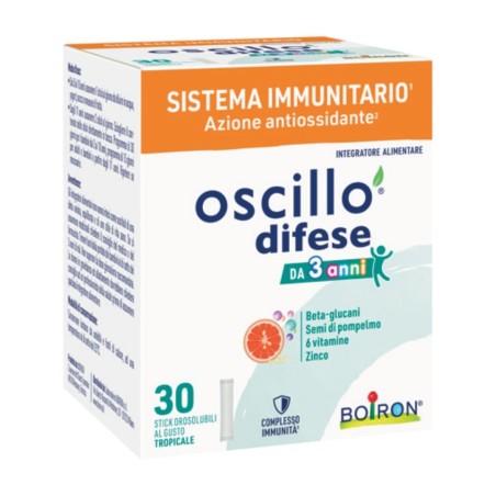Boiron Oscillo Difese 3+ 30 Stick Orosolubili