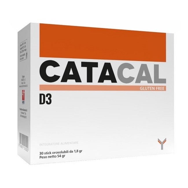 Catacal D3 30 Stick Orosolubili Da 1,8 G Catacal D3 30 Stick Orosolubili Da 1,8 G