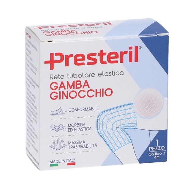 Corman Rete Tubolare Elastica Per Gamba E Ginocchio Medipresteril Calibro 3 4m Tesi