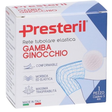 Corman Rete Tubolare Elastica Per Gamba E Ginocchio Medipresteril Calibro 3 4m Tesi