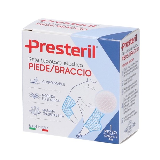 Corman Rete Tubolare Elastica Per Piede E Braccio Medipresteril Calibro 2 4m Tesi
