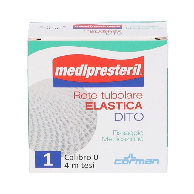 Corman Rete Tubolare Elastica Per Dita Medipresteril Calibro 0 4m Tesi