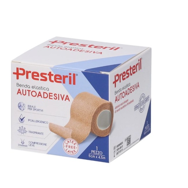 Corman Benda Elastica Medipresteril Ideal Compressione Moderata M4,5x10cm Tesi