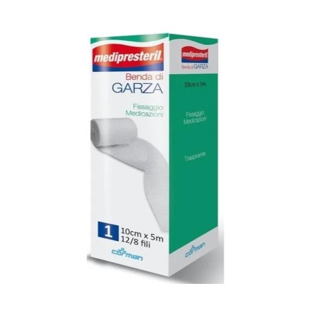 Corman Benda Di Garza Medipresteril 12/8 M5x10cm