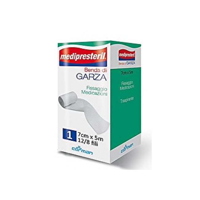 Corman Benda Di Garza Medipresteril 12/8 Fu M5x7cm