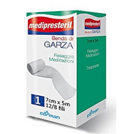 Corman Benda Di Garza Medipresteril 12/8 Fu M5x7cm