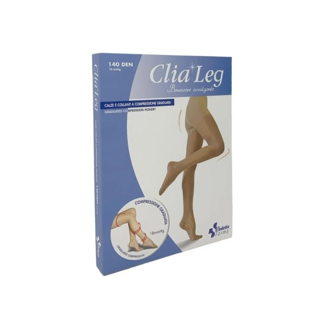 Budetta Farma Autoreggente Clialeg 140 Denari Colore Clear Taglia 4