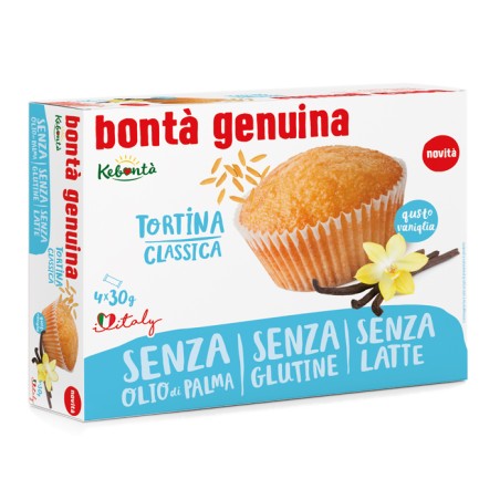 Alimenta Kebonta' Tortina Classica Vaniglia 120 G