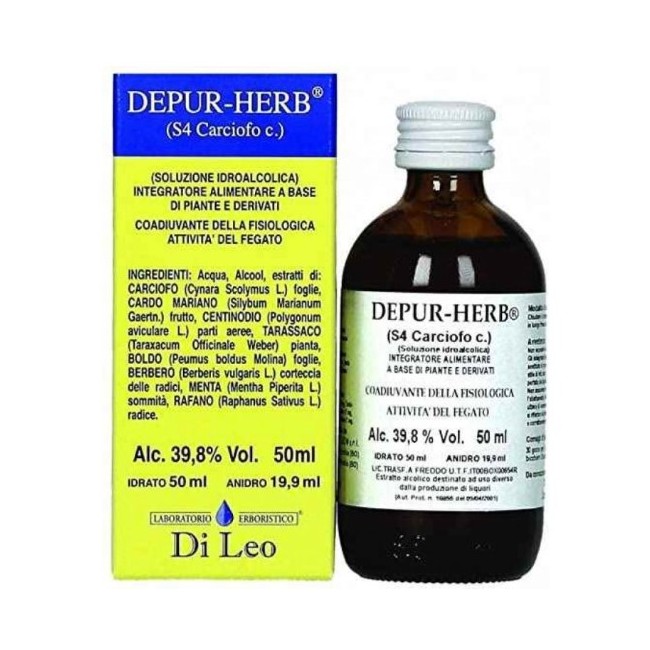 Laboratorio Erboristico Di Leo Depur-herb Composto S 4 Carciofo 50 Ml