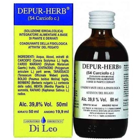 Laboratorio Erboristico Di Leo Depur-herb Composto S 4 Carciofo 50 Ml