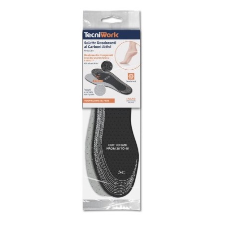 Tecniwork Solette Deodoranti Ai Carboni Attivi 1 Paio