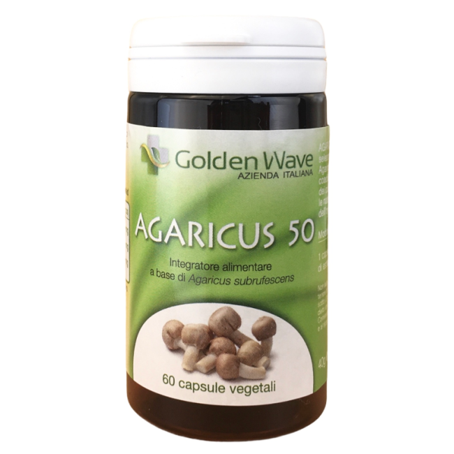 Golden Wave Agaricus 50 60 Capsule Vegetali