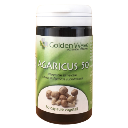 Golden Wave Agaricus 50 60 Capsule Vegetali
