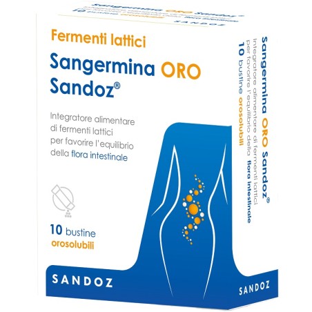 Sandoz Sangermina Oro 10 Bustine Orosolubile
