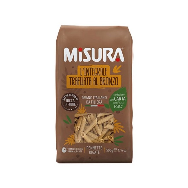 Colussi Misura Pennette Integrali Con Germe Di Grano 500 G
