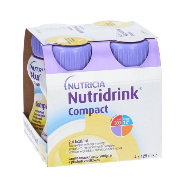 Danone Nutricia Soc. Ben. Nutridrink Compact Vaniglia 125 Ml 4 Pezzi