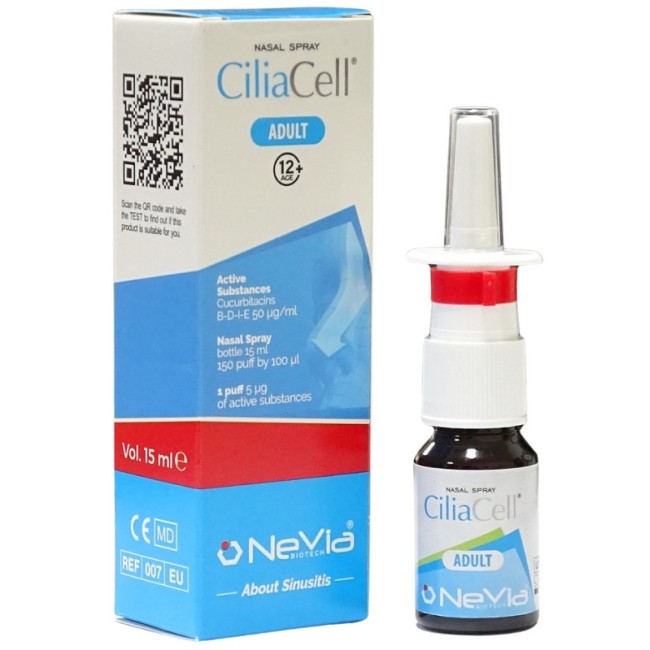 Nevia Biotech Ciliacell Nasal Spray Adult 15 Ml