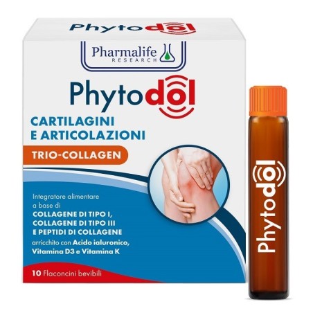 Pharmalife Research Phytodol Cartilagini Articolazioni Trio Collagen 10 Shots Da 25 Ml