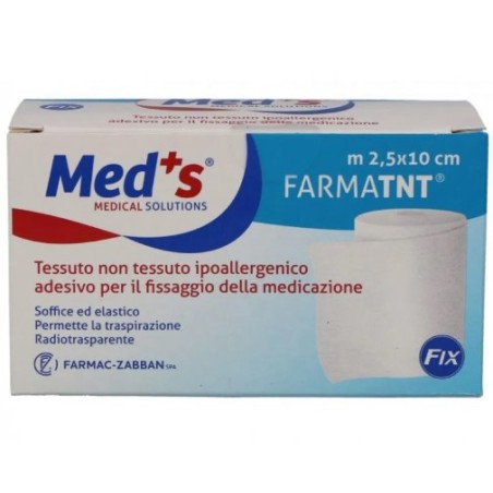 Farmac-zabban Cerotto Meds Tessuto Non Tessuto Fix Ipoallergenico Adesivo 1000x20 Cm