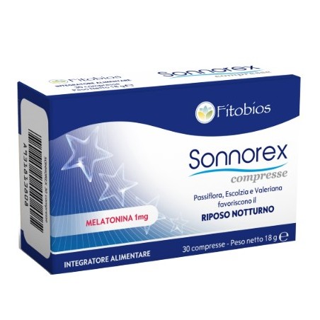 Fitobios Sonnorex 30 Compresse 600 Mg