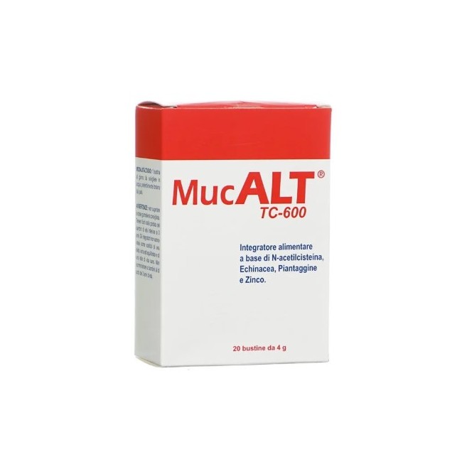 MucAlt TC-600 Integratore per le vie Respiratorie - 20 bustine
