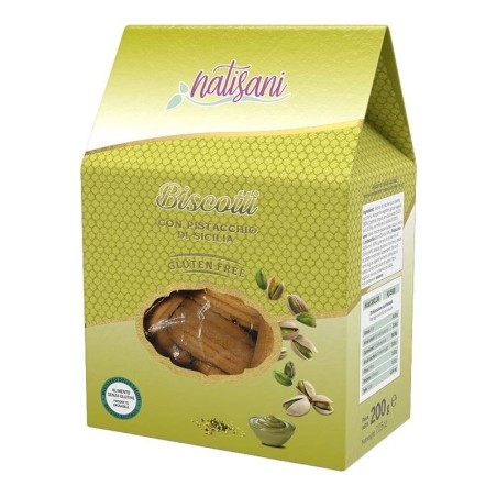 Natisani Biscotti Al Pistacchio Di Sicilia 200 G