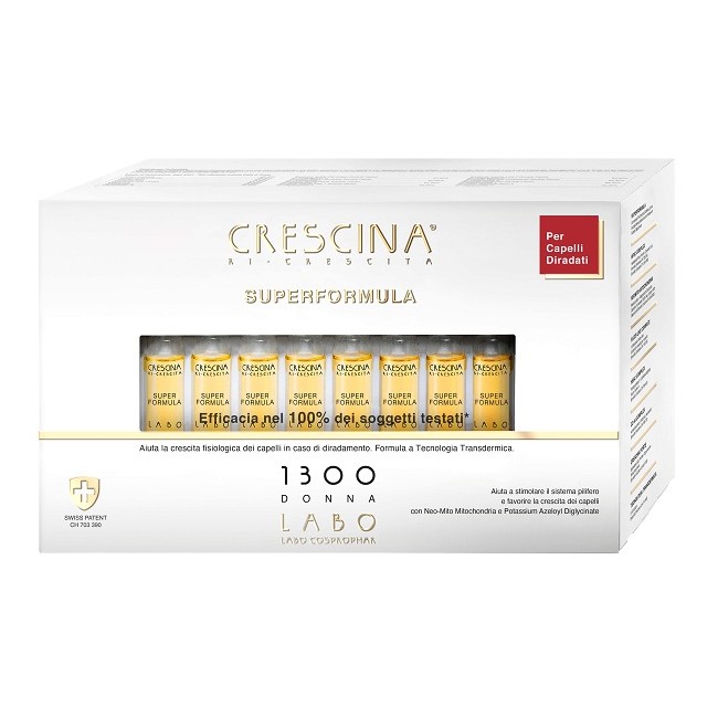 Labo Crescina Ri Crescita Super Formula 1300 Donna 40 Fiale 3,5 Ml