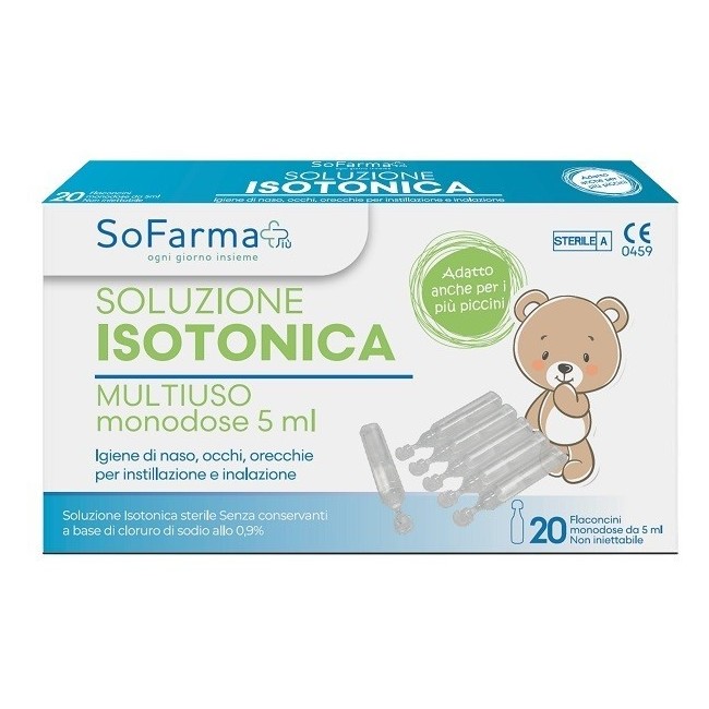 So. Farma. Morra Soluzione Salina 0,9% 20 Flaconi 5 Ml Sofarmapiu'