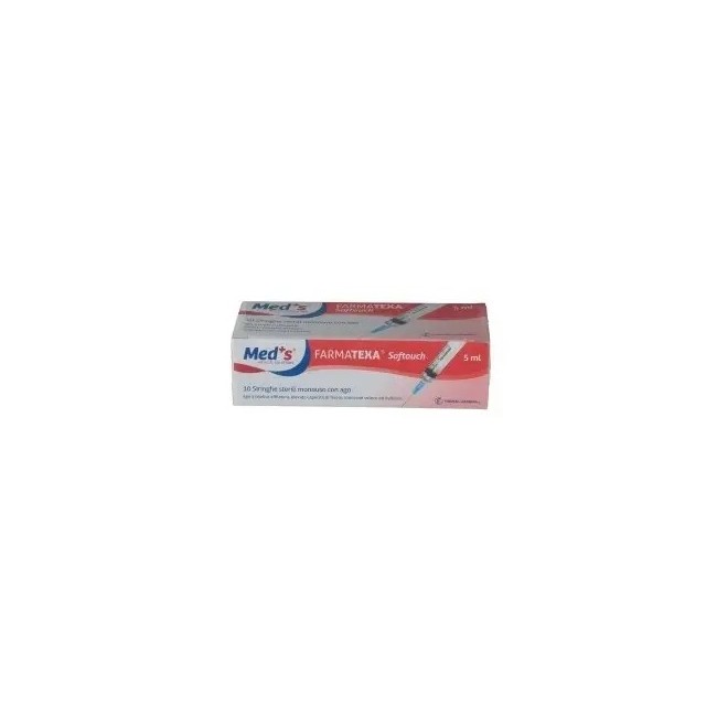 Farmac-zabban Siringa Da Infusione Ed Irrigazione 5 Ml Gauge 23 N14 Sistema Di Sicurezza