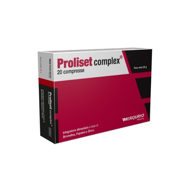 Merqurio Pharma Proliset Complex 20 Compresse
