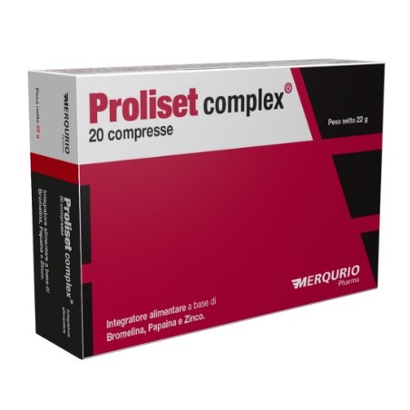 Merqurio Pharma Proliset Complex 20 Compresse