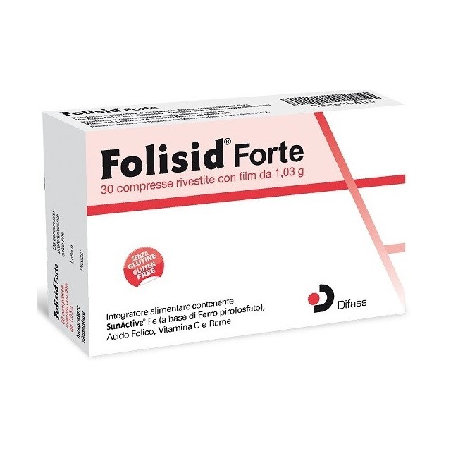 Difass International Folisid Forte 30 Compresse 3,9 G
