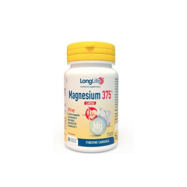 Longlife Magnesium 375 Cardio 60 Tavolette