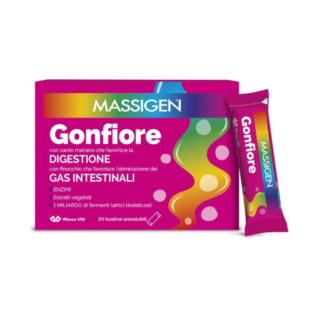 Marco Viti Farmaceutici Massigen Gonfiore 20 Stick Pack