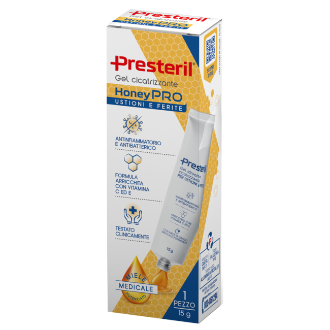 Corman Gel Idroattivo Cicatrizzante Presteril Honeypro 15 G